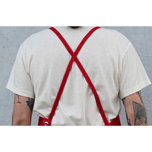 Load image into Gallery viewer, Fraise Red Full Cross-Back Apron