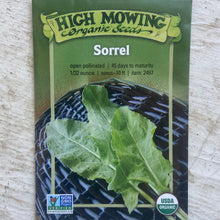 Load image into Gallery viewer, Sorrel - High Mowing Organic Seeds