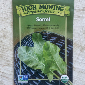 Sorrel - High Mowing Organic Seeds